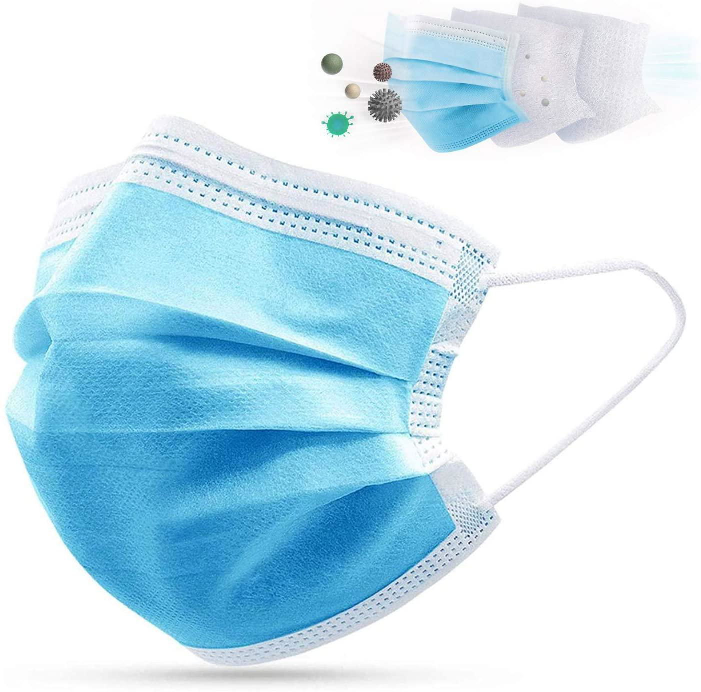 Medical filter Melt-blown fabric protective disposable face mask