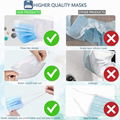Medical filter Melt-blown fabric protective disposable face mask 4