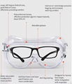 Anti-Splash goggles medical safety Anti-fog Anti-virus Safety Eye Goggles 