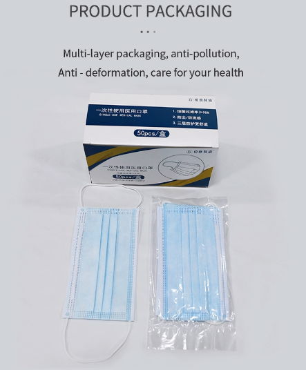 Disposable Medical Face Mask Anti virus 3 ply CE 3