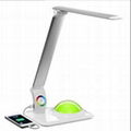 Folding culurful table lamp for eye protection