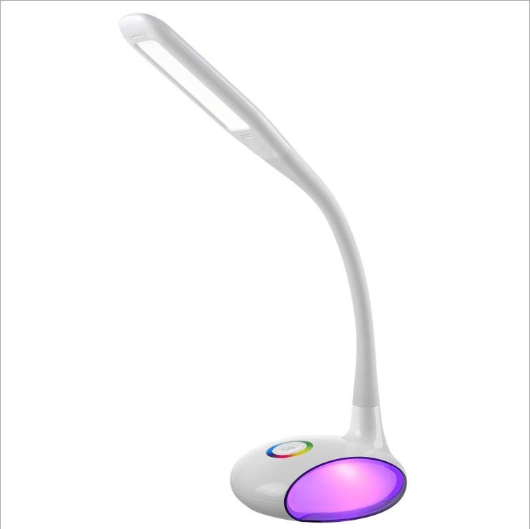   Touch-type three-stage dimming seven-color eye protection LED table lamp 4