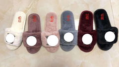 Winter home slippers plush slippers wholesale