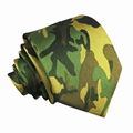 Handmade Classic Army Camouflage Silk