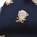 One Piece Anime Tony Chopper Handmade Vintage Men's Silk Woven Cartoon Necktie 2