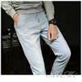 Light color single pants spring and