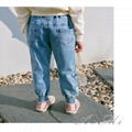 Girls jeans new spring and autumn thin section girls children's clothing spring  3