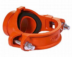 ductile iron grooved pipe fittings grooved mechanical tee