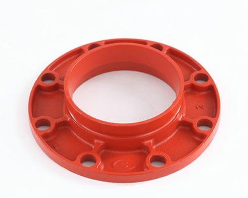 ductile iron grooved pipe fittings grooved threaded flange