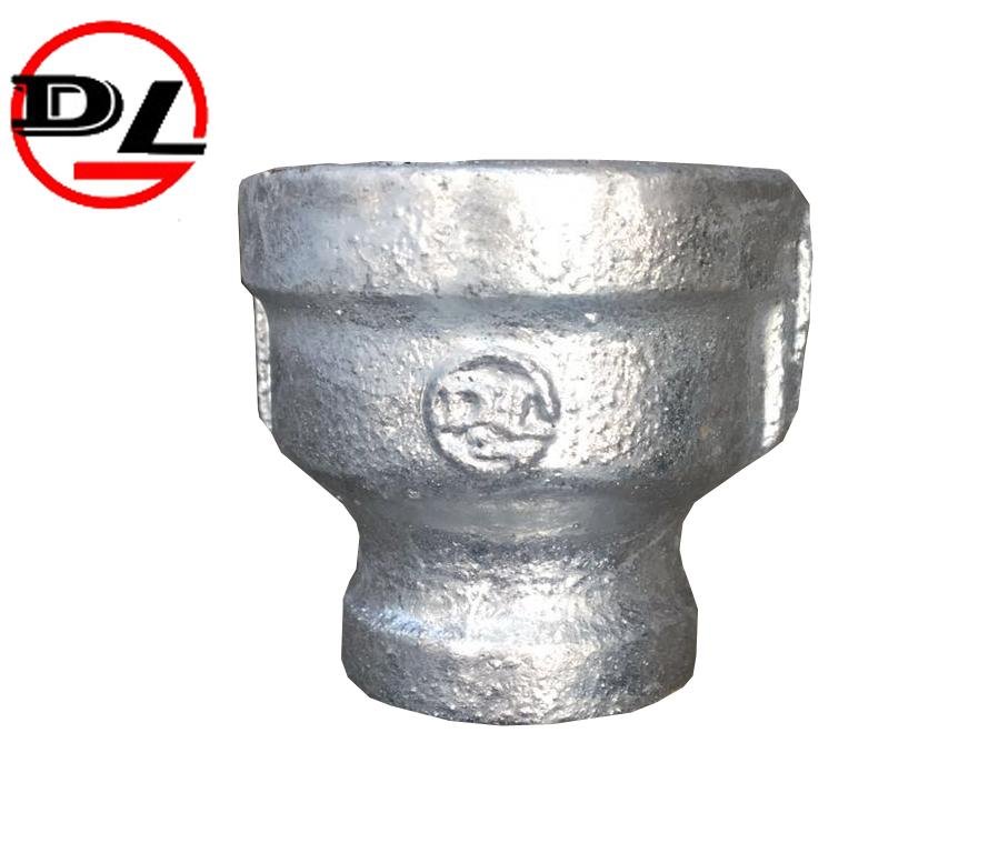 malleable iron  pipe fittings equal reducing coupling socket 2