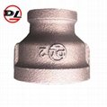 malleable iron  pipe fittings equal reducing coupling socket