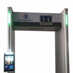 Heat Detector Gate with Face Recognition and Thermometry 