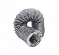 450℃ Heat Resistant Duct  Flexible Duct  Fire resistant Air Distribution Duct 