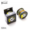 Wholesale price PE colourful braided wire 4x colourful fishing line 3