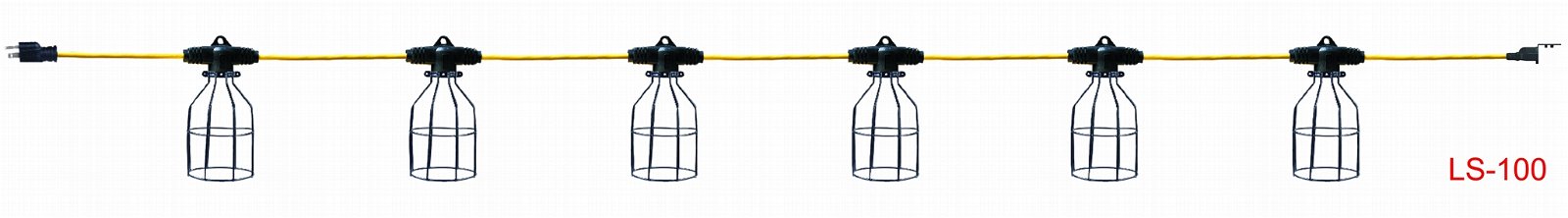 Temporary Lighting String Metal Lampguards 4