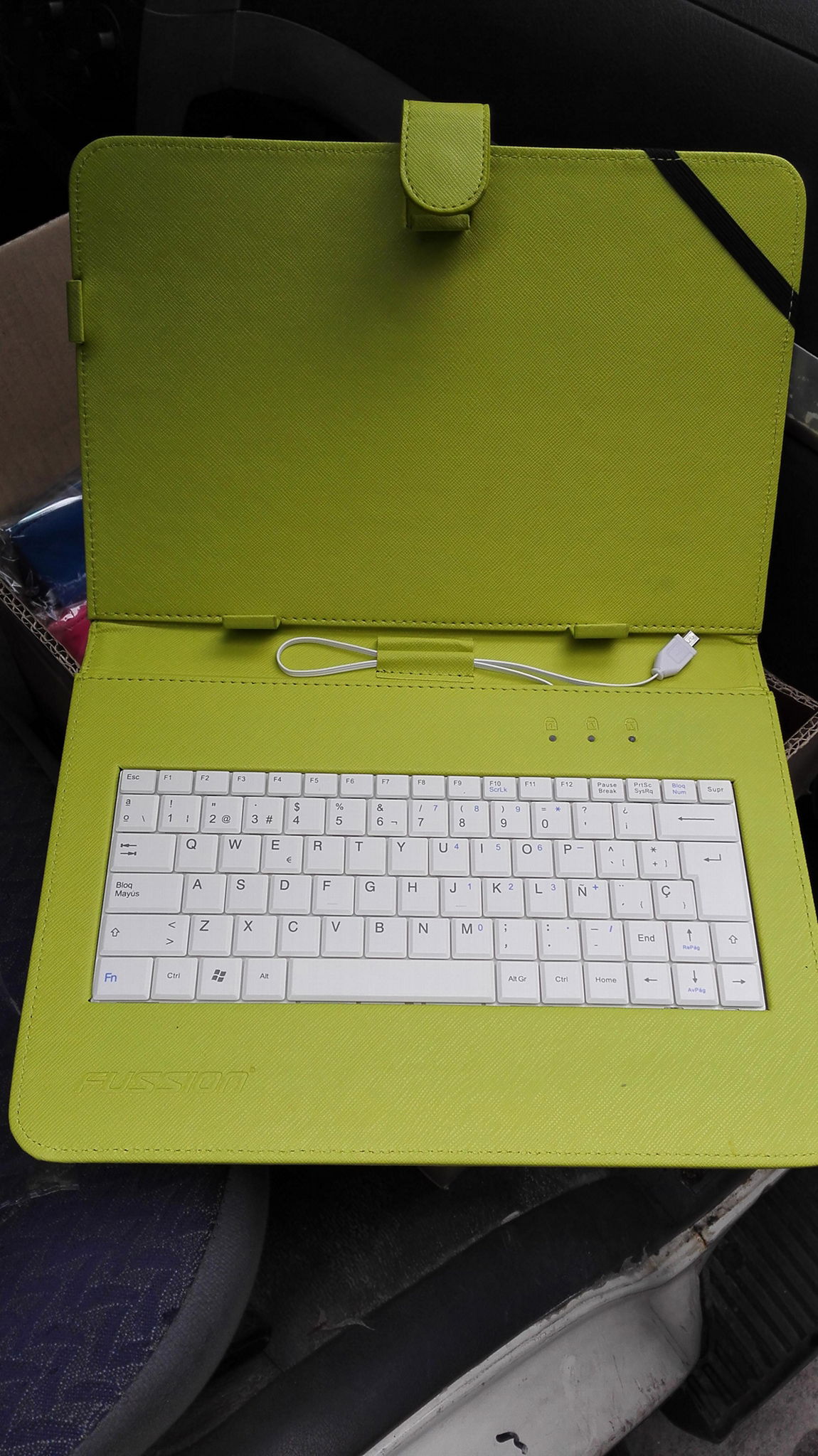 USB keyboard lether case for tablet pc