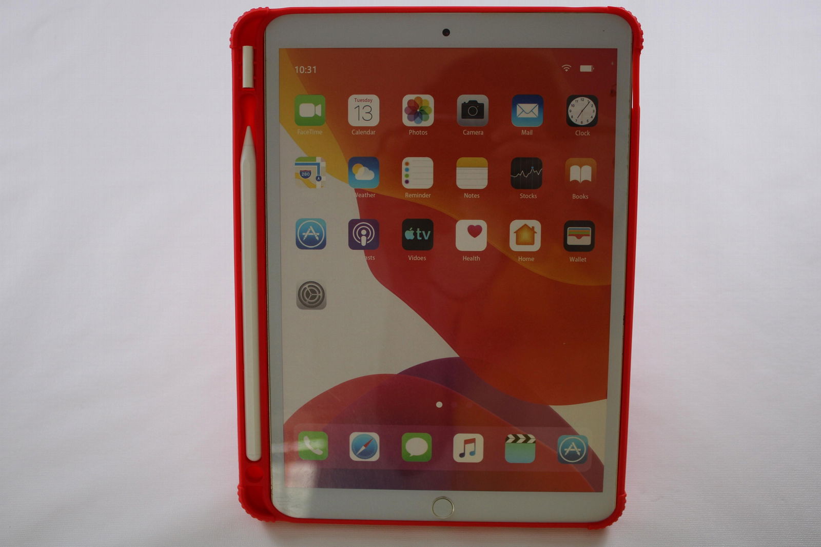 Designed for iPad 10.8 2020 Silicone Case, Cover 3