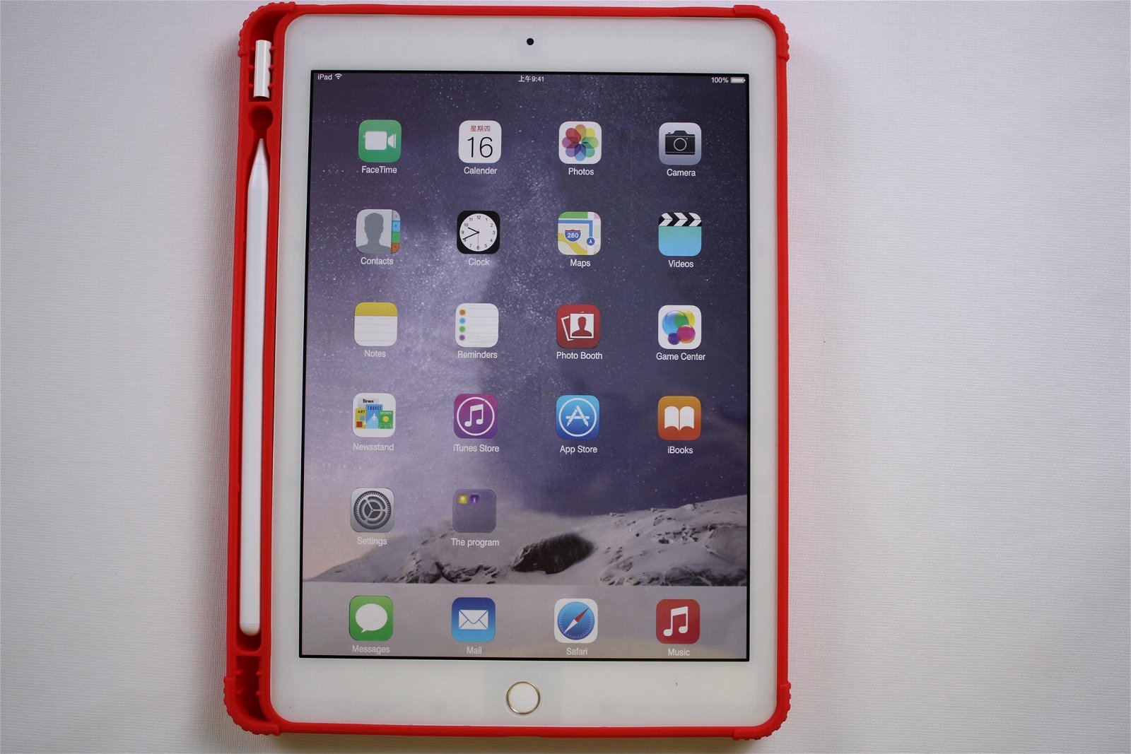 Designed for iPad 9.7  Silicone Case, protect Cover