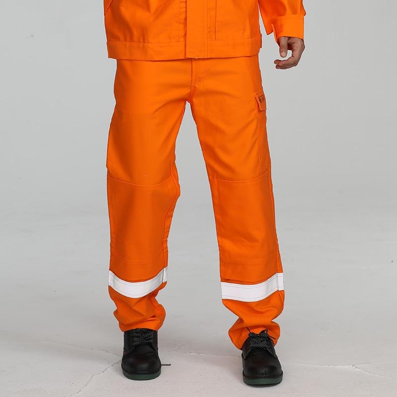 Designable flame retardant cargo pants men's wholesale with reflective tape 1