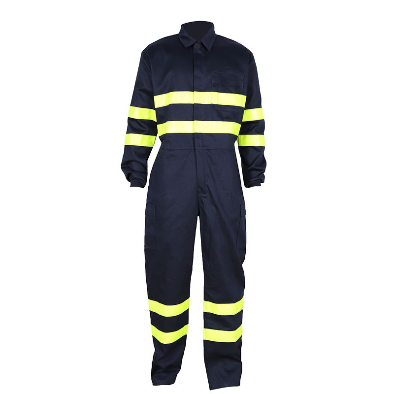 Offshore Anti-flame work coveralls with reflective tape