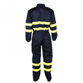 Offshore Anti-flame work coveralls with reflective tape 3
