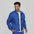 Blue men's industrial fire resistant security protective jackets 2