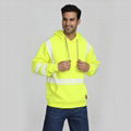 Long sleeve safety work shirt with hood 1