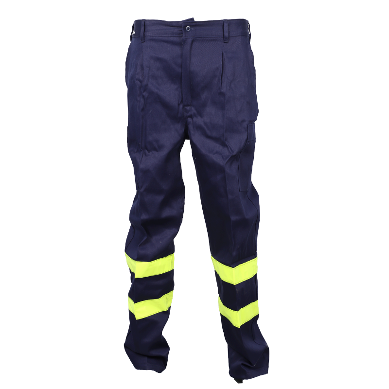 Men' s Industrial Flame-Retardant Trousers With Reflective Strips