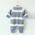 knitted newborn 100% cotton baby rompers infant toddlers clothing pajama romper  2