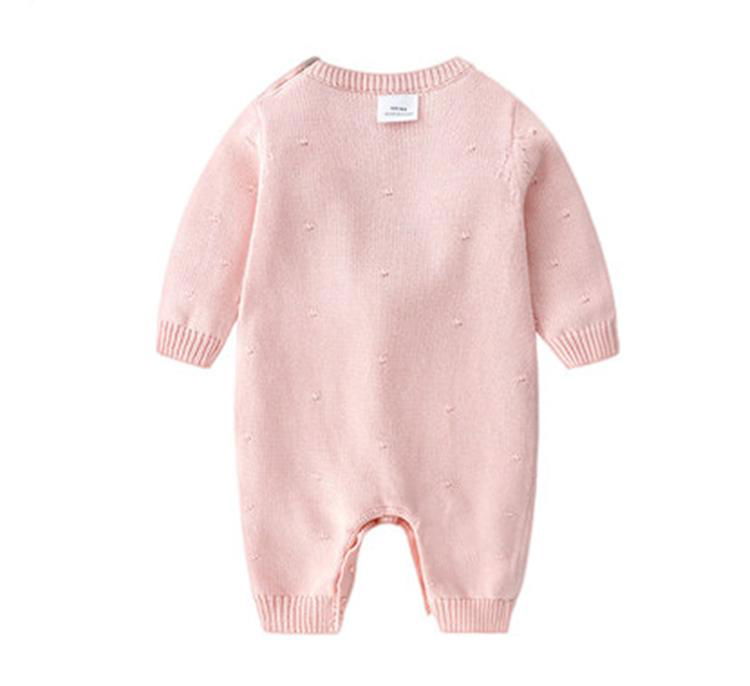 wholesale cute baby jumpsuit cotton pink baby romper Girls Infant Rompers 3