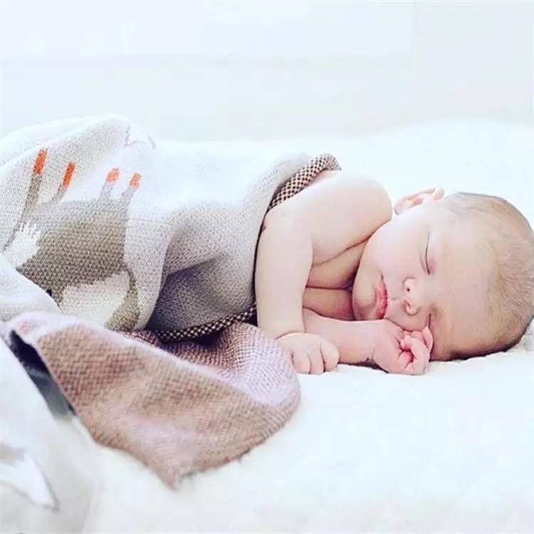 Newborn Monthly Milestone Baby Flannel Fleece Blanket 3