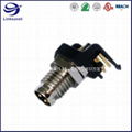 2 Pin M8 Metal Die-Casting  90° Receptacle  Male for industrial wire harness