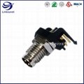 90° Receptacle  Male 4 Pin M8 Metal Die-Casting  for industrial wire harness 3