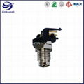 90° Receptacle  Male 4 Pin M8 Metal Die-Casting  for industrial wire harness 5
