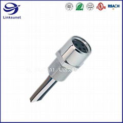M8 Series Female 3A Screw Type Solder for industrial wire harness
