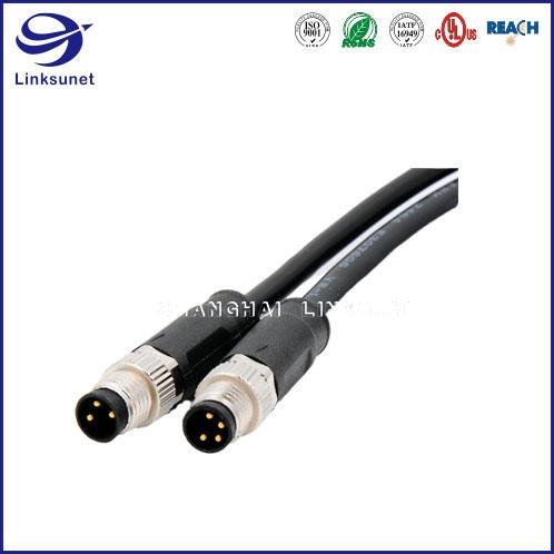 Waterproof connector and Wire M8 Screw Type Unshielded for automotive wire harne 5