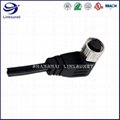 4 Pin Overmolded With Cable M8 90° Screw Type Unshielded for automotive wire har 3