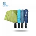 Double layer automatic color picture advertising umbrella