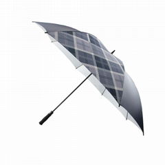 All fiber straight Golf advertising umbrella