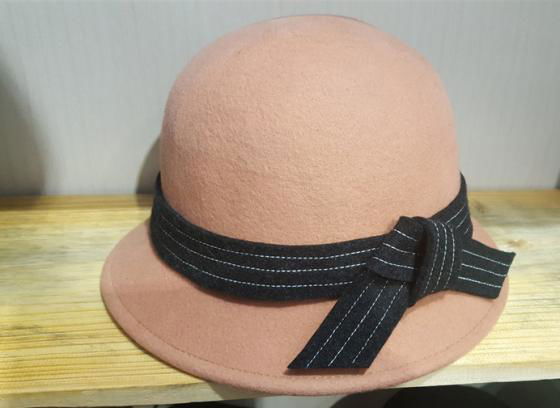 100% Wool Felt Fedora 5