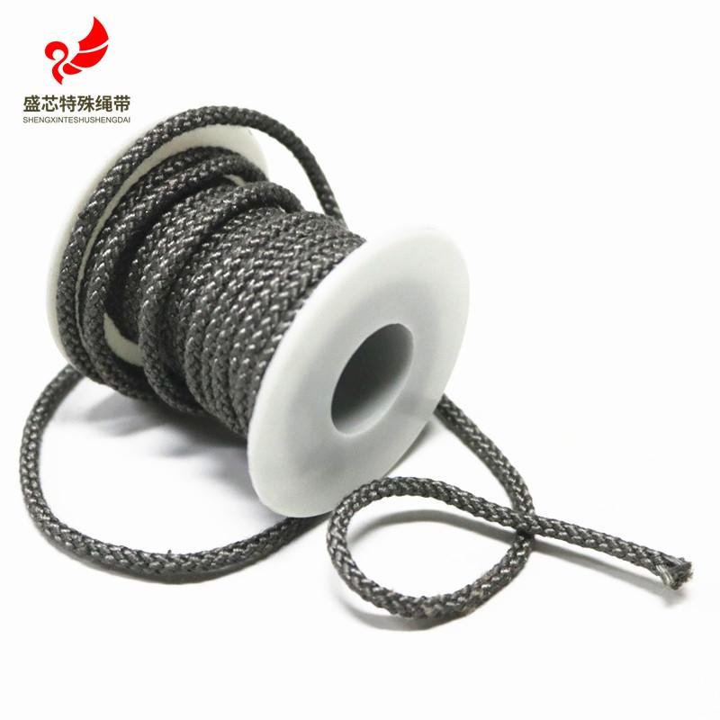  316L不鏽鋼金屬纖維繩耐高溫導電繩玻璃薄膜印刷行業防滑纏繞繩 4