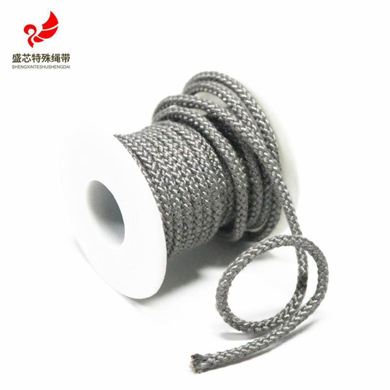 316L金屬纖維編織繩導電導熱耐腐蝕耐高溫防靜電編織繩 2
