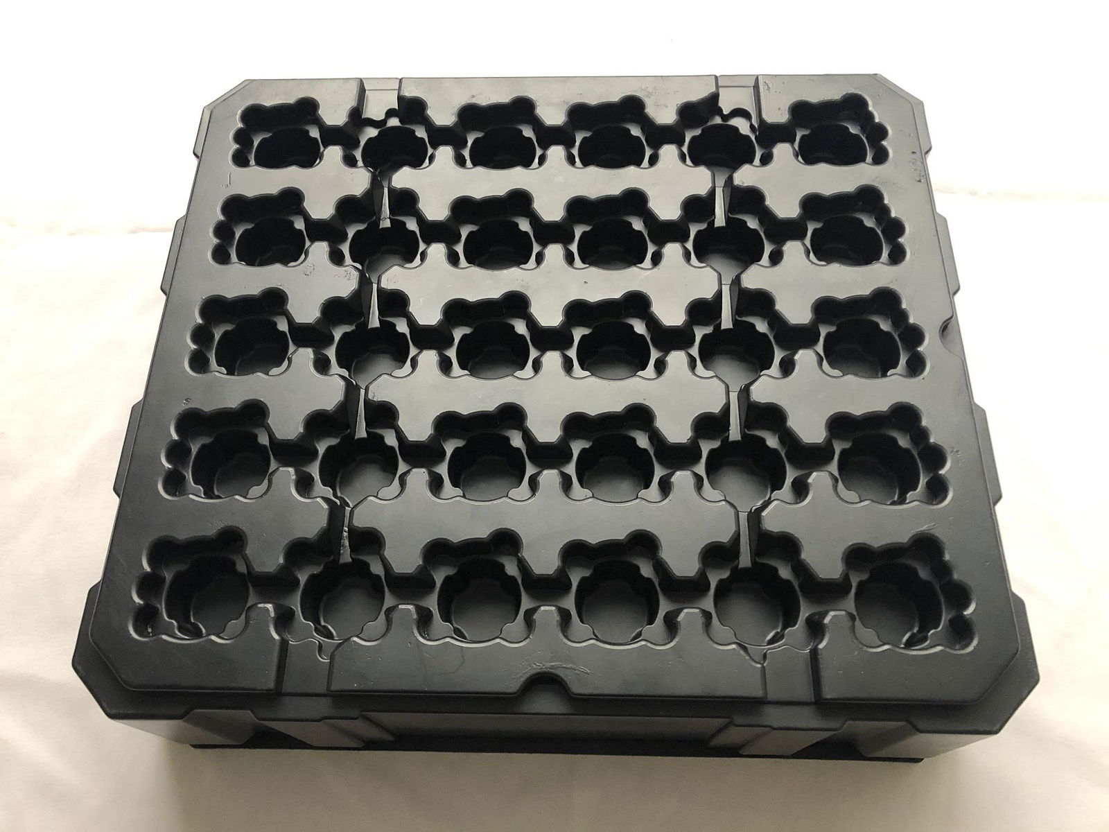 protective plastic blister trays black blister packaging trays material ABS 