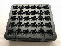 protective plastic blister trays black blister packaging trays material ABS 