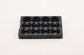 recyclable PET black plastic blister trays  vaccum forming punch blister pallets 1