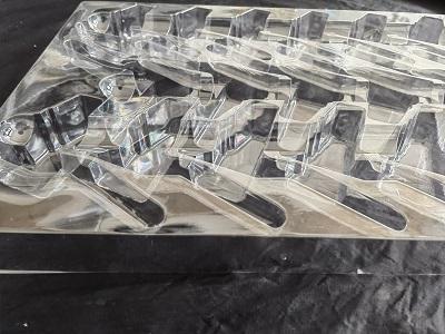 plastic blister trays for bicycle parts blister packaging trays material PET  2