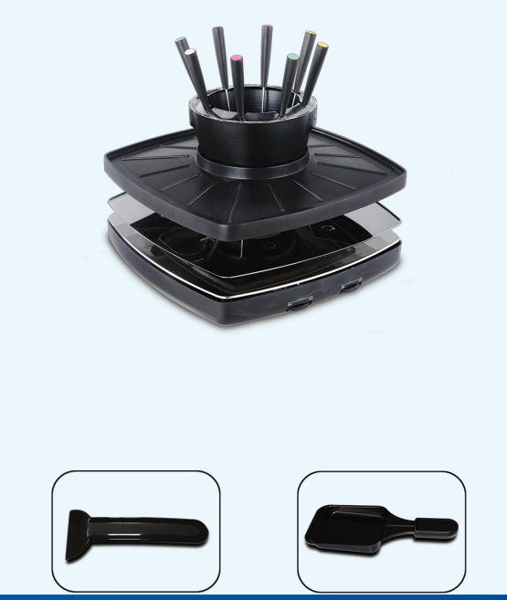 BBQ grills fondue set electric hot pot 2