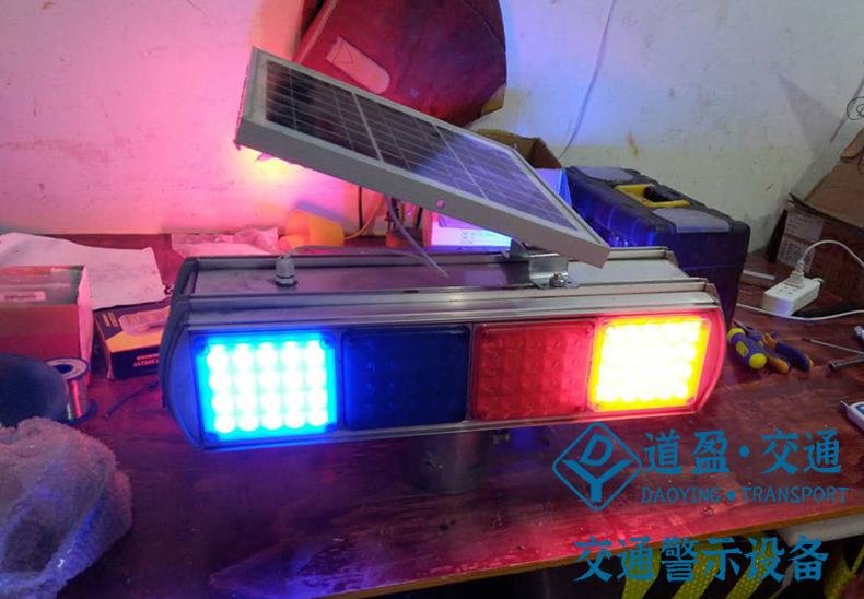 重慶太陽能磷酸鐵鋰電池高品質警示爆閃燈施工安全閃爍燈 3