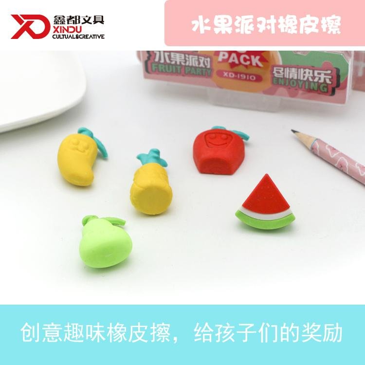 Soododo XD1910 Puzzle Fruit Watermelon Mango Eraser 3