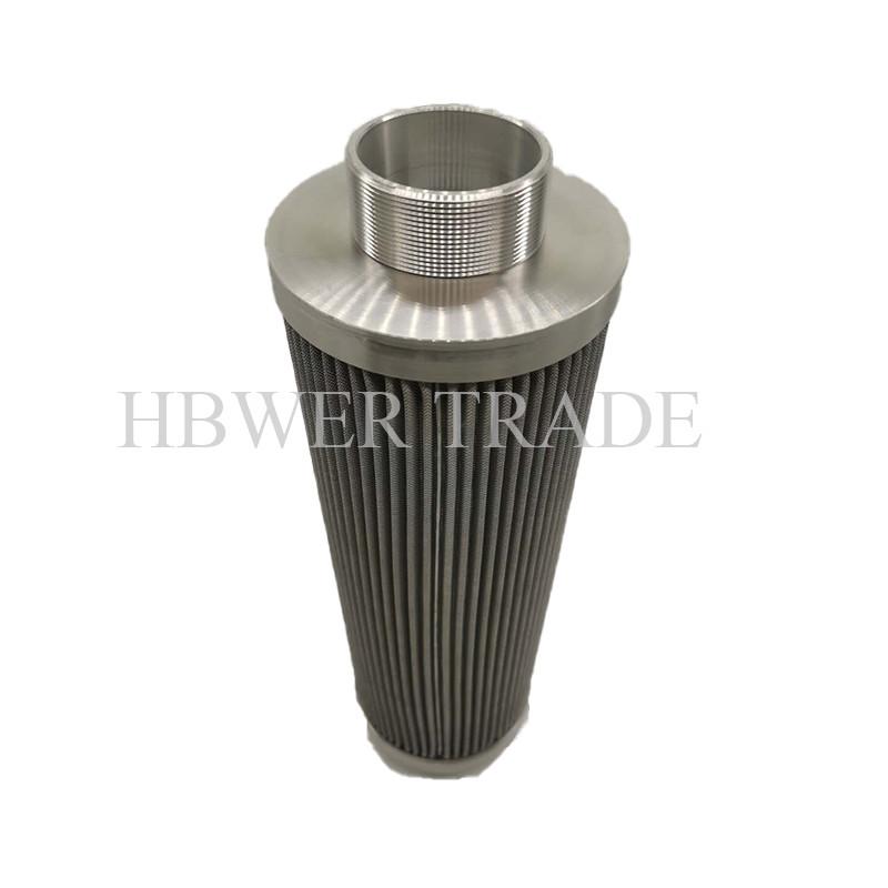 External threaded stainless steel filter element 316 304 material stainless stee